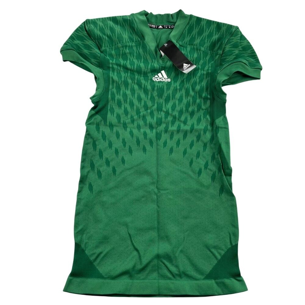 New Adidas Football Jersey XL Kelly‎ Green A1 Techfit ClimaCool PrimeKnit AS3627